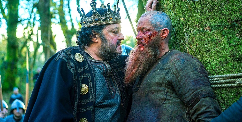 تراویس فیمل در نمایی از سریال تاریخی «وایکینگ ها» (Vikings)